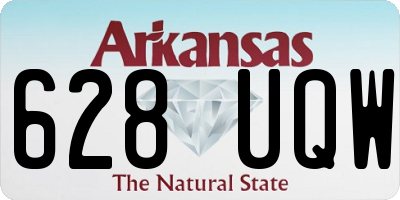 AR license plate 628UQW