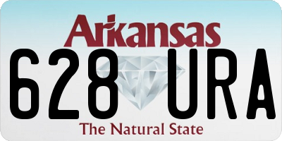 AR license plate 628URA