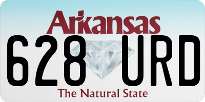 AR license plate 628URD
