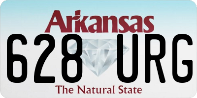 AR license plate 628URG