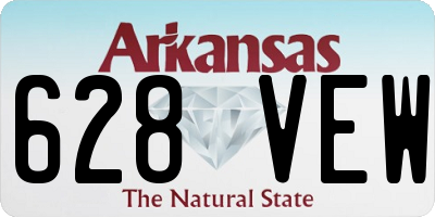 AR license plate 628VEW