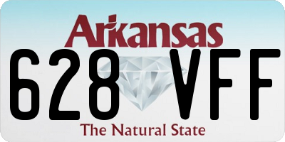 AR license plate 628VFF