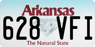 AR license plate 628VFI