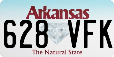 AR license plate 628VFK