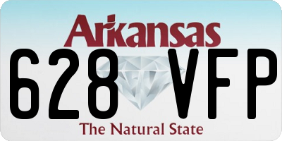 AR license plate 628VFP
