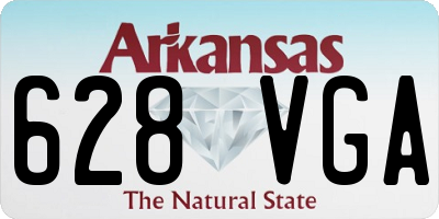AR license plate 628VGA