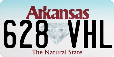 AR license plate 628VHL