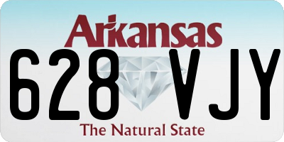 AR license plate 628VJY