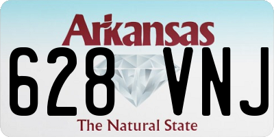 AR license plate 628VNJ