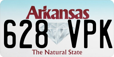 AR license plate 628VPK