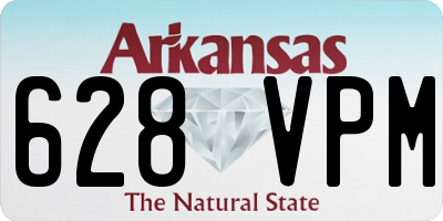 AR license plate 628VPM
