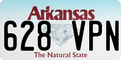 AR license plate 628VPN