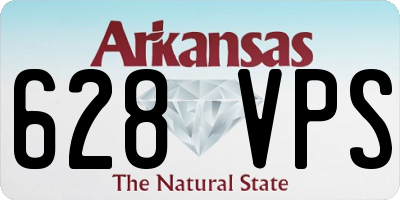 AR license plate 628VPS