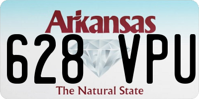 AR license plate 628VPU
