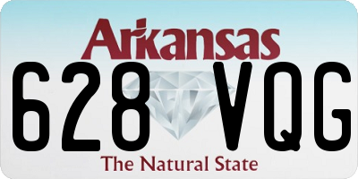 AR license plate 628VQG