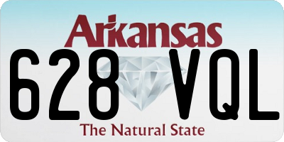 AR license plate 628VQL