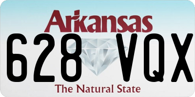 AR license plate 628VQX