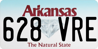 AR license plate 628VRE
