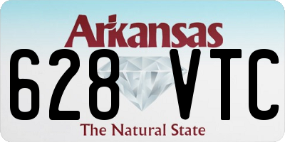 AR license plate 628VTC