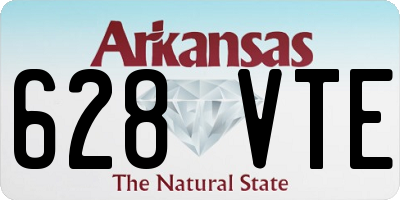 AR license plate 628VTE