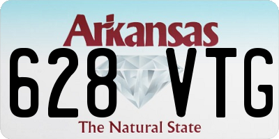 AR license plate 628VTG