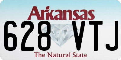 AR license plate 628VTJ