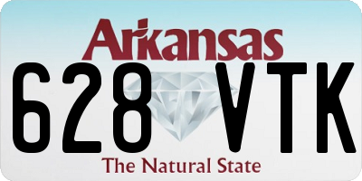 AR license plate 628VTK