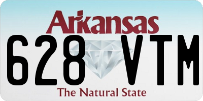 AR license plate 628VTM