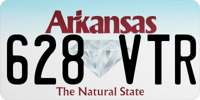 AR license plate 628VTR