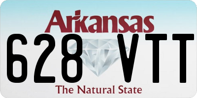 AR license plate 628VTT
