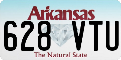 AR license plate 628VTU
