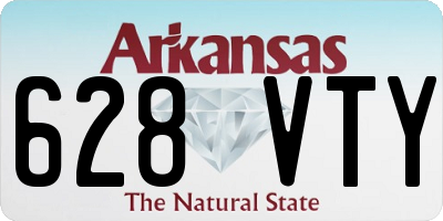 AR license plate 628VTY