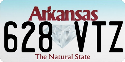 AR license plate 628VTZ