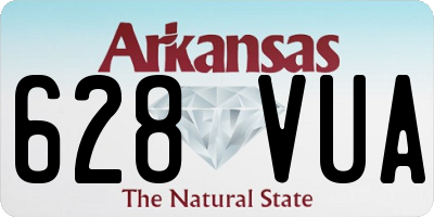 AR license plate 628VUA