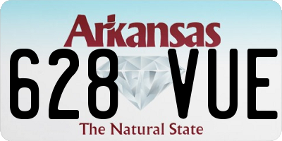 AR license plate 628VUE