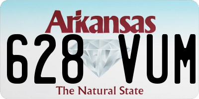 AR license plate 628VUM