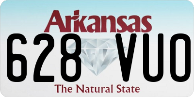 AR license plate 628VUO