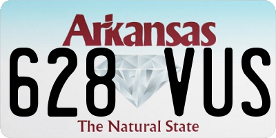 AR license plate 628VUS