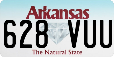 AR license plate 628VUU