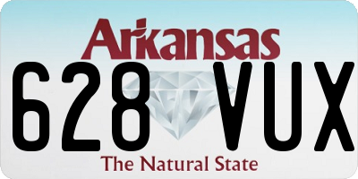 AR license plate 628VUX