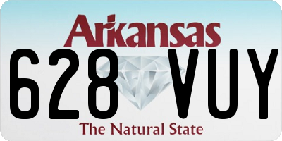 AR license plate 628VUY