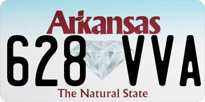 AR license plate 628VVA