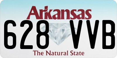 AR license plate 628VVB