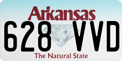 AR license plate 628VVD