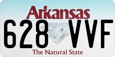 AR license plate 628VVF