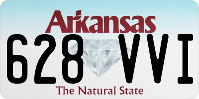 AR license plate 628VVI