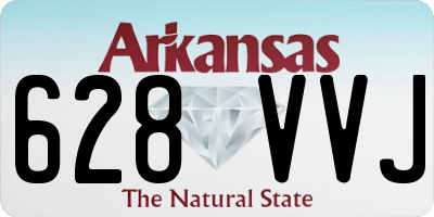AR license plate 628VVJ