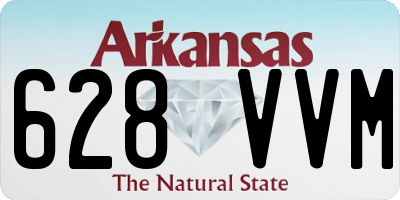 AR license plate 628VVM