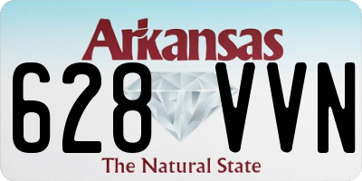 AR license plate 628VVN