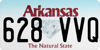 AR license plate 628VVQ